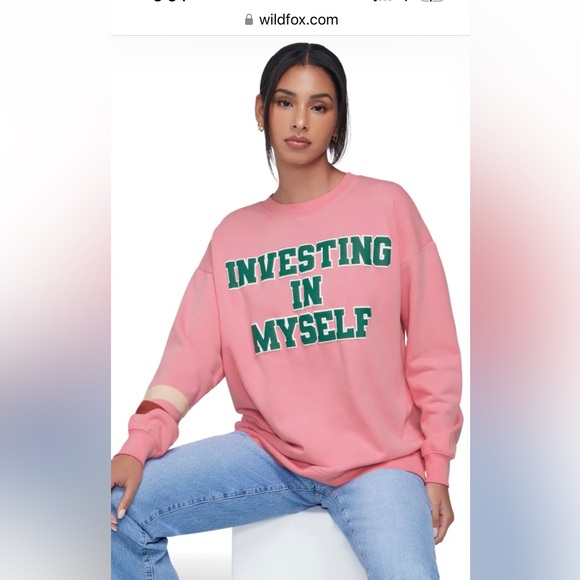 Wildfox.   So fun!Comfy all cotton so it’ll just get better.  XL - Picture 3 of 7